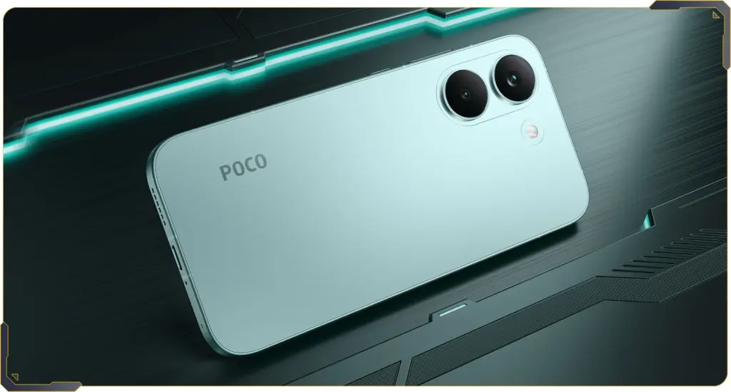 هاتف POCO X8 Pro باللون الأخضر النعناعي