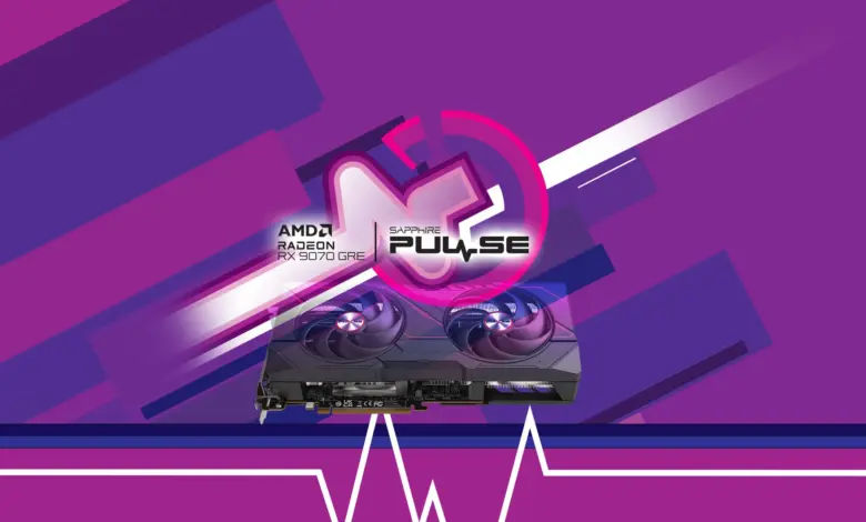 بطاقة Radeon RX 9070 GRE من Sapphire Pulse