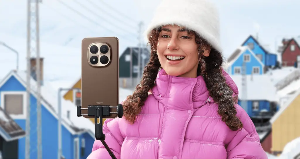 التصوير الأمامي بكاميرا 32 ميغابكسل في Redmi Note 15 Pro+