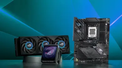 لوحة ROG Strix B850-F Gaming WiFi7 Neo مع كرت شاشة ROG