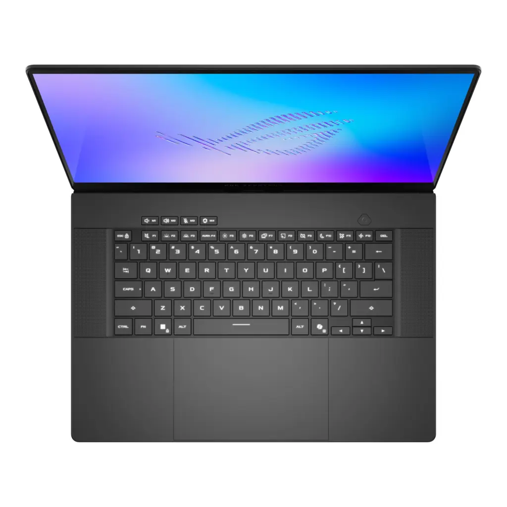 لوحة مفاتيح ROG Zephyrus G16 2026 ولوحة اللمس الكبيرة