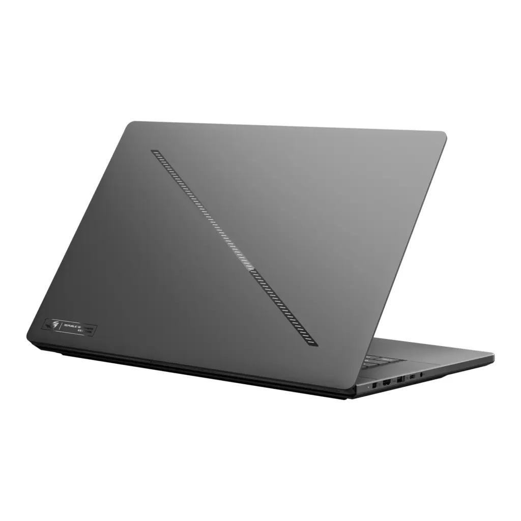 غطاء ROG Zephyrus G16 2026 الرمادي بشريط الإضاءة القطري