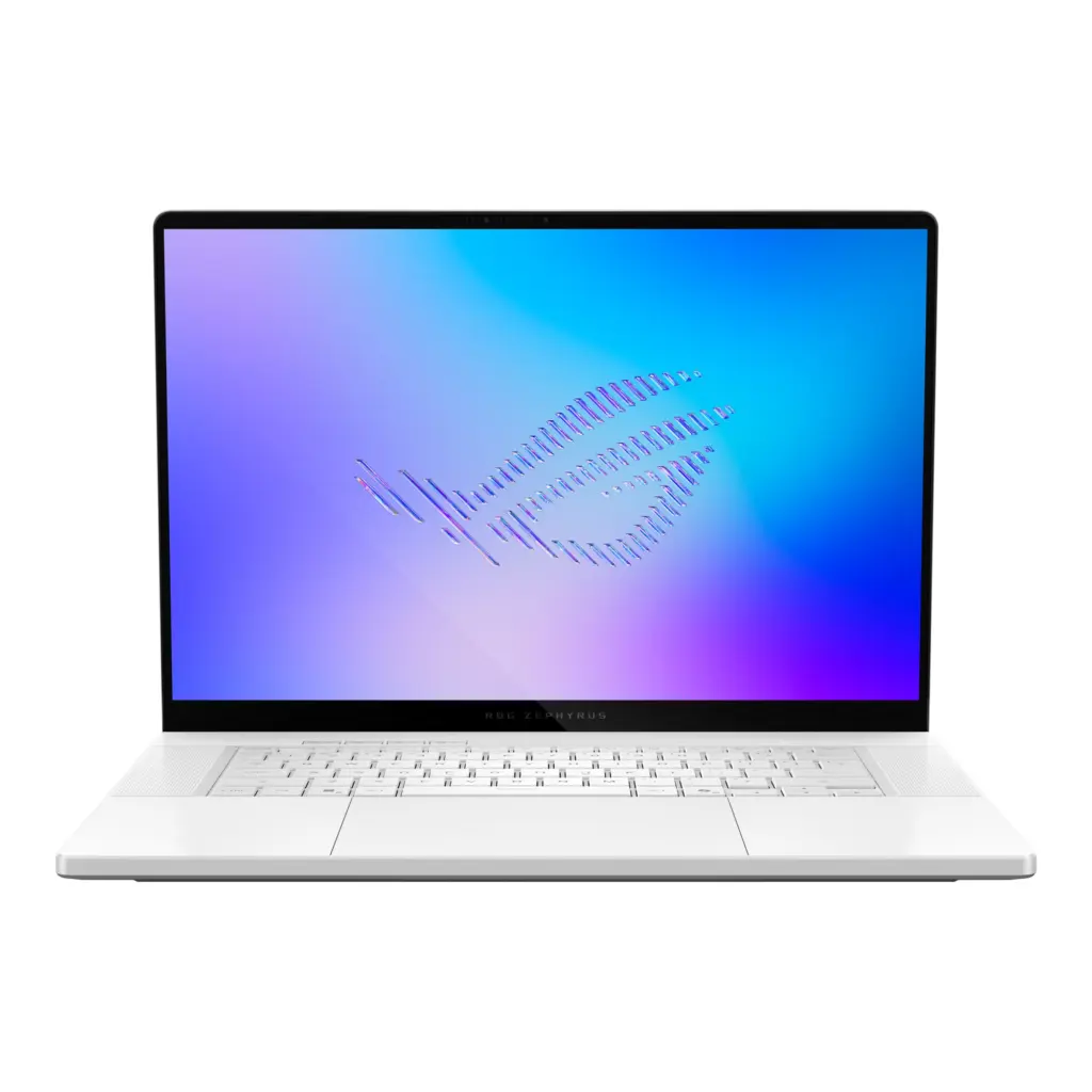 ROG Zephyrus G16 2026 باللون الأبيض Platinum White