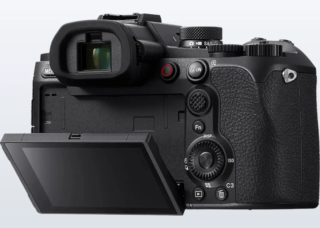 شاشة Sony RX10 V الخلفية المائلة ومنظار الرؤية الإلكتروني