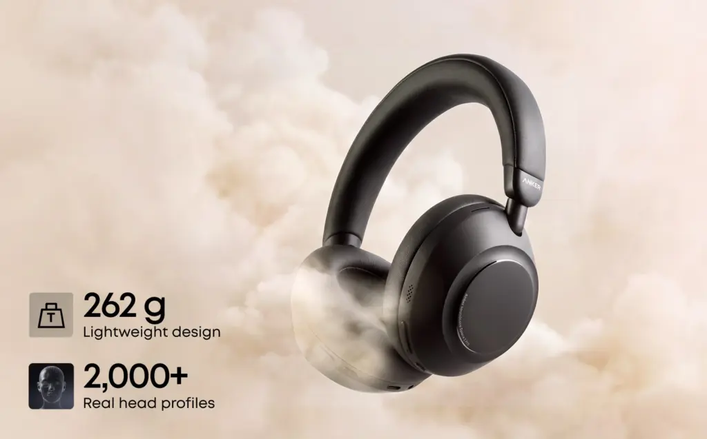 سماعات Soundcore Space 2 Pro بوزن 262 غرامًا