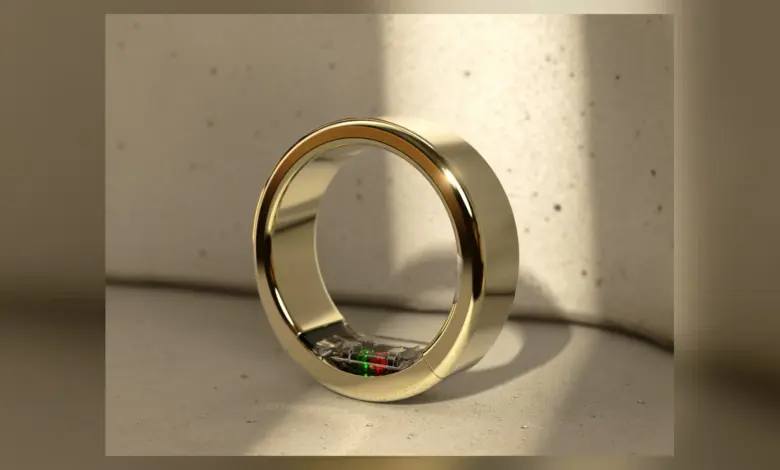 خاتم Ultrahuman Ring Pro الذهبي