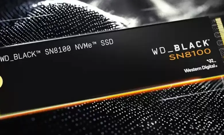 قرص WD_BLACK SN8100 NVMe من SanDisk