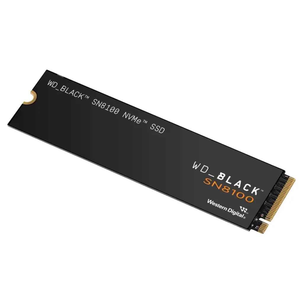 قرص WD_BLACK SN8100 NVMe من الأعلى