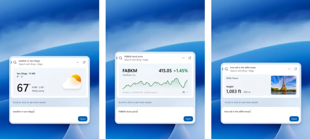 بحث ويندوز الجديد بقائمة واحدة للنتائج في نسخة Insider